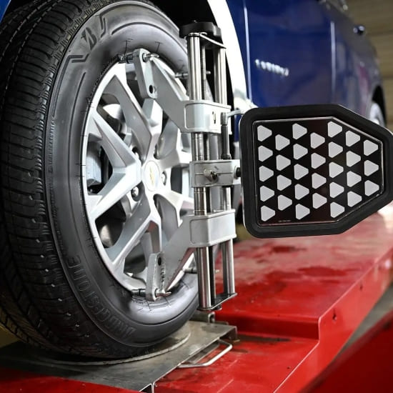 Wheel alignment service at Allied Auto Services in Roselle